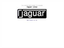 Tablet Screenshot of jaguarlinux.com